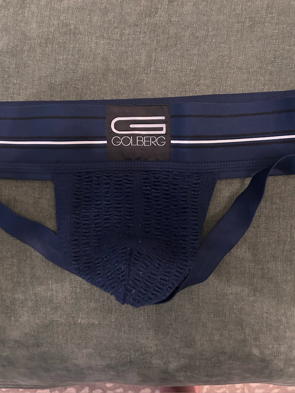 Men's Navy Athletic Jockstrap